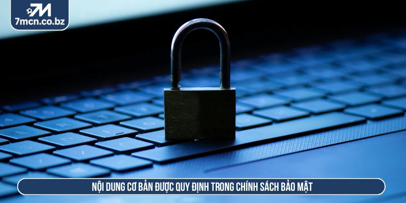 Nội dung cơ bản được quy định trong chính sách bảo mật